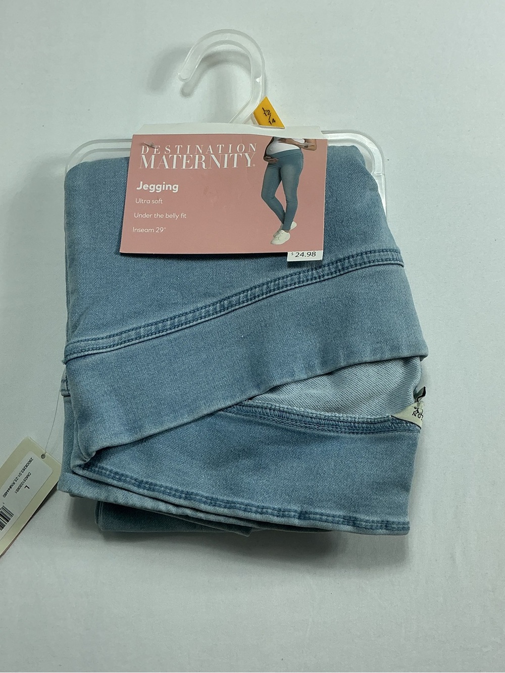 Destination Maternity Light Blue Maternity Jeggings - Under-Belly Fit